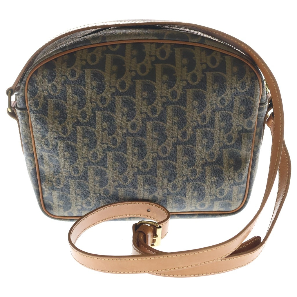 Christian Dior(クリスチャンディオール) Vintage トロッター柄 ショルダーバッグ 総柄 ブラック レディース