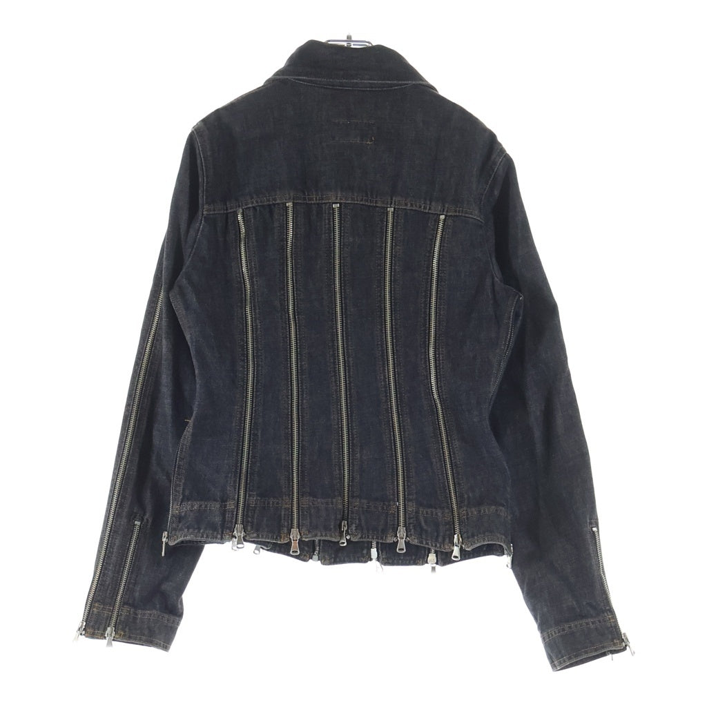 D&G(ディーアンドジー) Multi Zipper Biker Jacket マルチジッパーバイカージャケット インディゴ