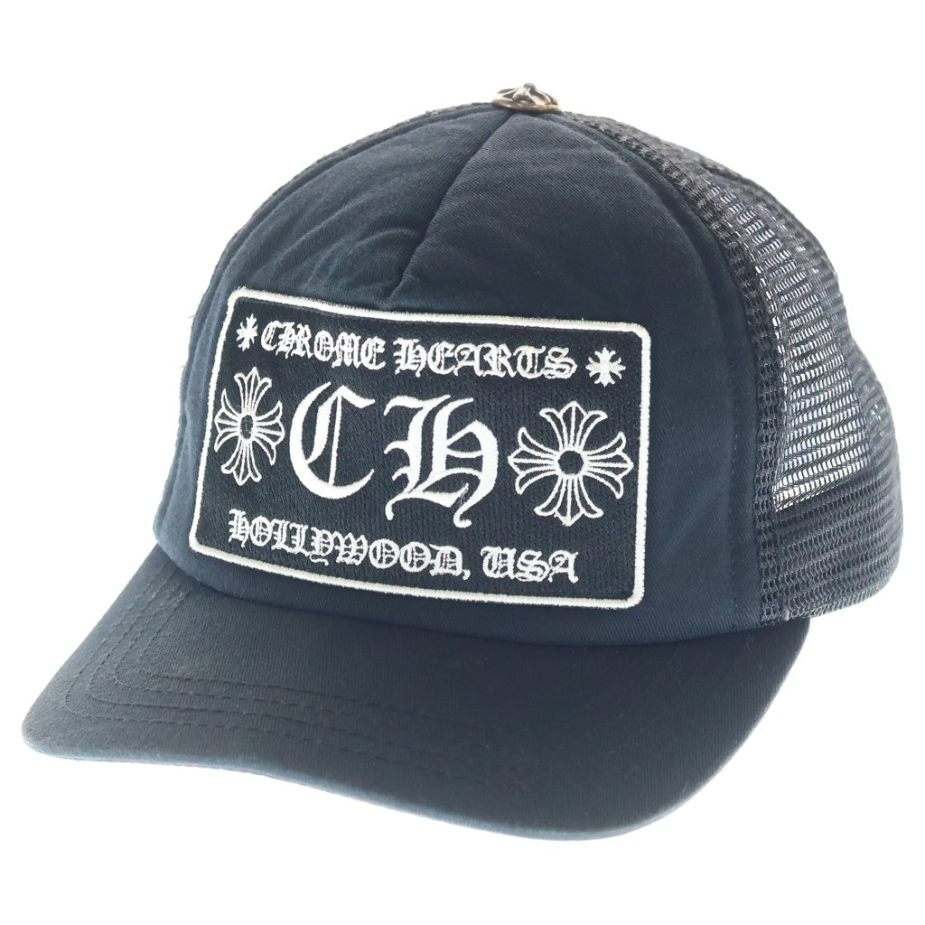 CHROME HEARTS(クロムハーツ) TRUCKER CAP CHパッチ メッシュ トラッカーキャップ 帽子 ブラック