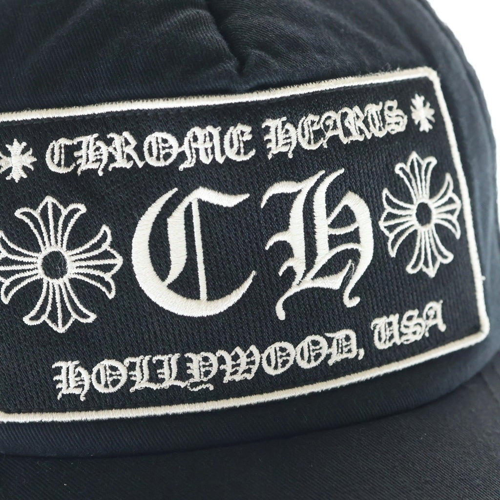 CHROME HEARTS(クロムハーツ) TRUCKER CAP CHパッチ メッシュ トラッカーキャップ 帽子 ブラック