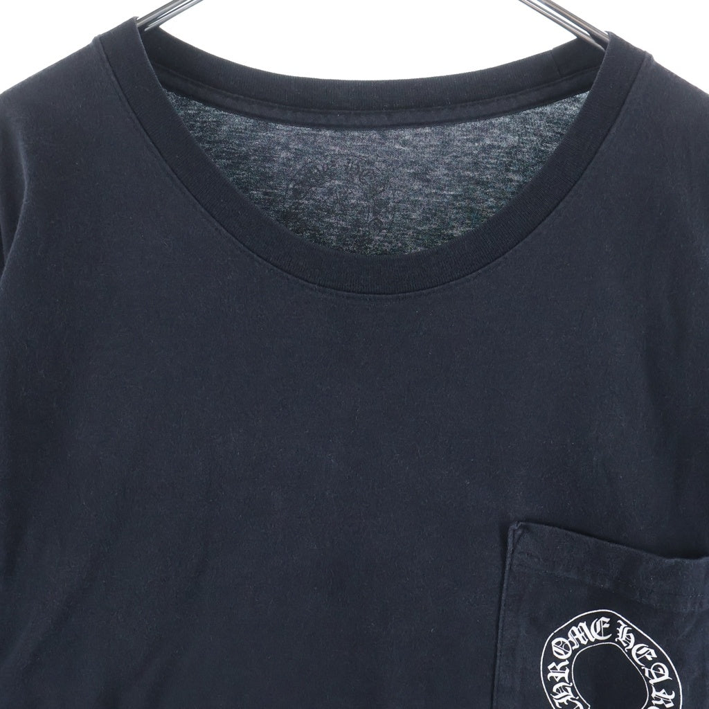 CHROME HEARTS(クロムハーツ) Made in Hollywood Multi Logo L/S Tee CHクロス プリント ロングスリーブ 長袖Tシャツ ブラック