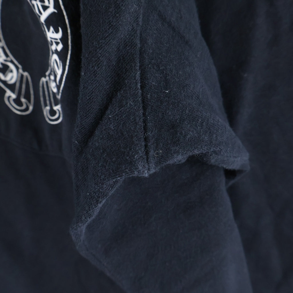 CHROME HEARTS(クロムハーツ) Made in Hollywood Multi Logo L/S Tee CHクロス プリント ロングスリーブ 長袖Tシャツ ブラック