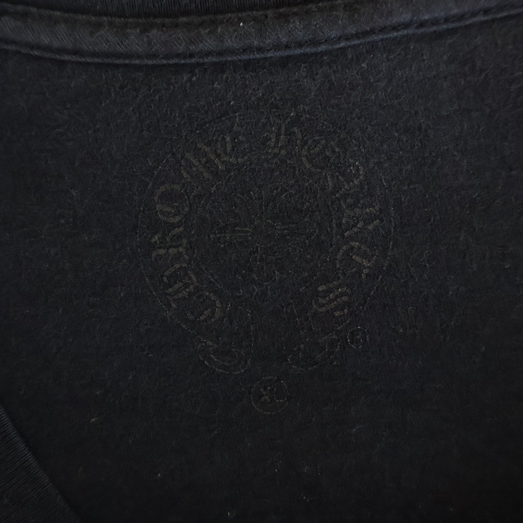CHROME HEARTS(クロムハーツ) Made in Hollywood Multi Logo L/S Tee CHクロス プリント ロングスリーブ 長袖Tシャツ ブラック