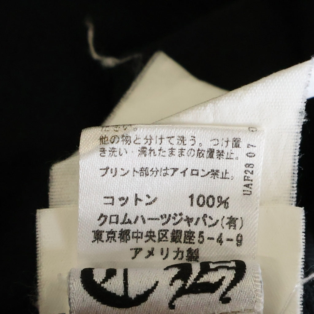 CHROME HEARTS(クロムハーツ) Made in Hollywood Multi Logo L/S Tee CHクロス プリント ロングスリーブ 長袖Tシャツ ブラック