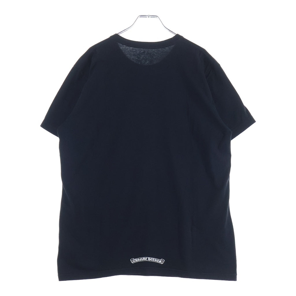 CHROME HEARTS(クロムハーツ) Made in Hollywood フロントプリント半袖Tシャツ クルーネックカットソー ブラック