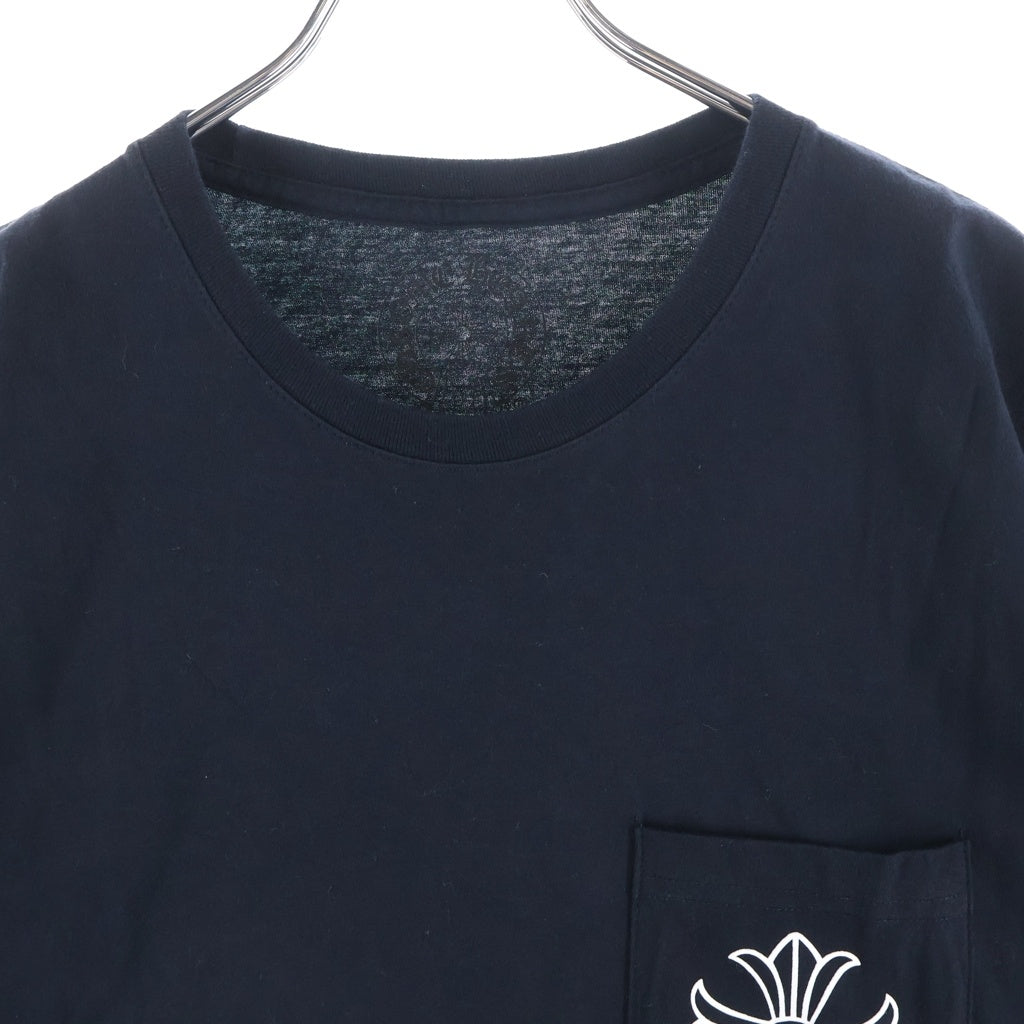 CHROME HEARTS(クロムハーツ) バックCHプラスプリント 半袖Tシャツ クルーネックカットソー ブラック
