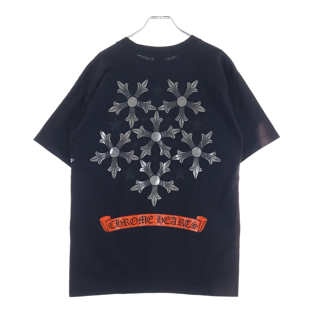 CHROME HEARTS(クロムハーツ) OLD STAR オールドスター 胸ポケット 半袖Tシャツ カットソー ブラック