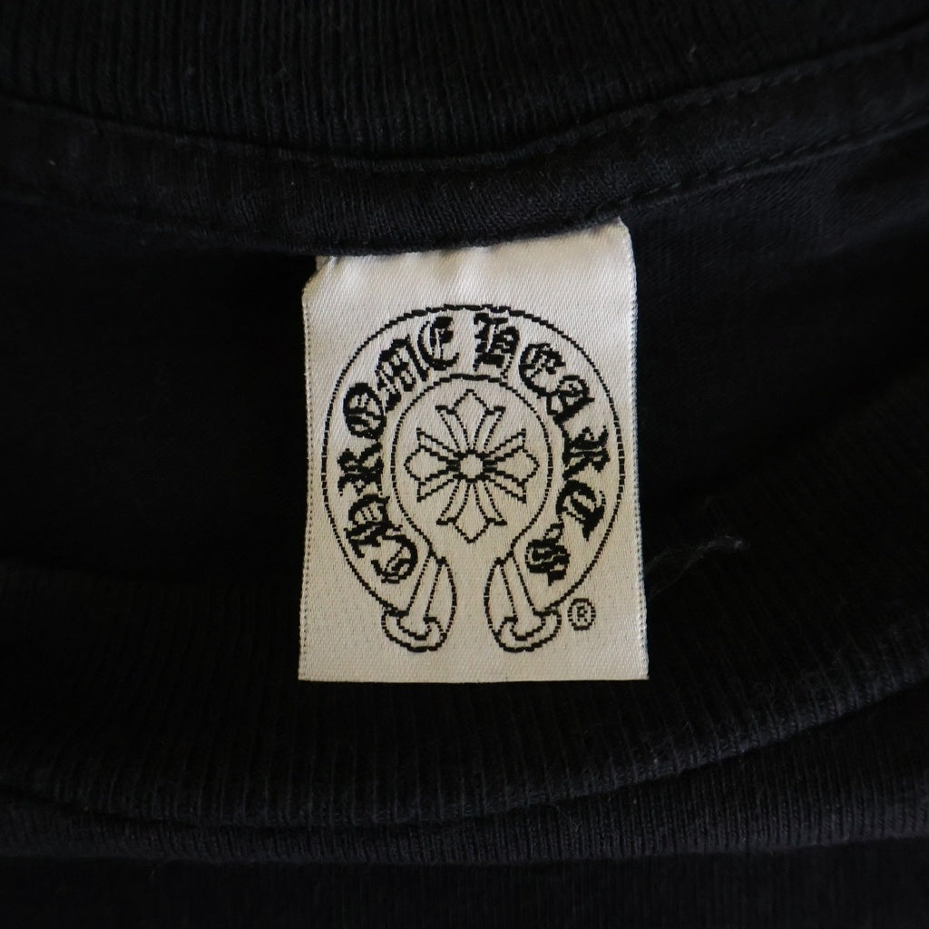 CHROME HEARTS(クロムハーツ) OLD STAR オールドスター 胸ポケット 半袖Tシャツ カットソー ブラック