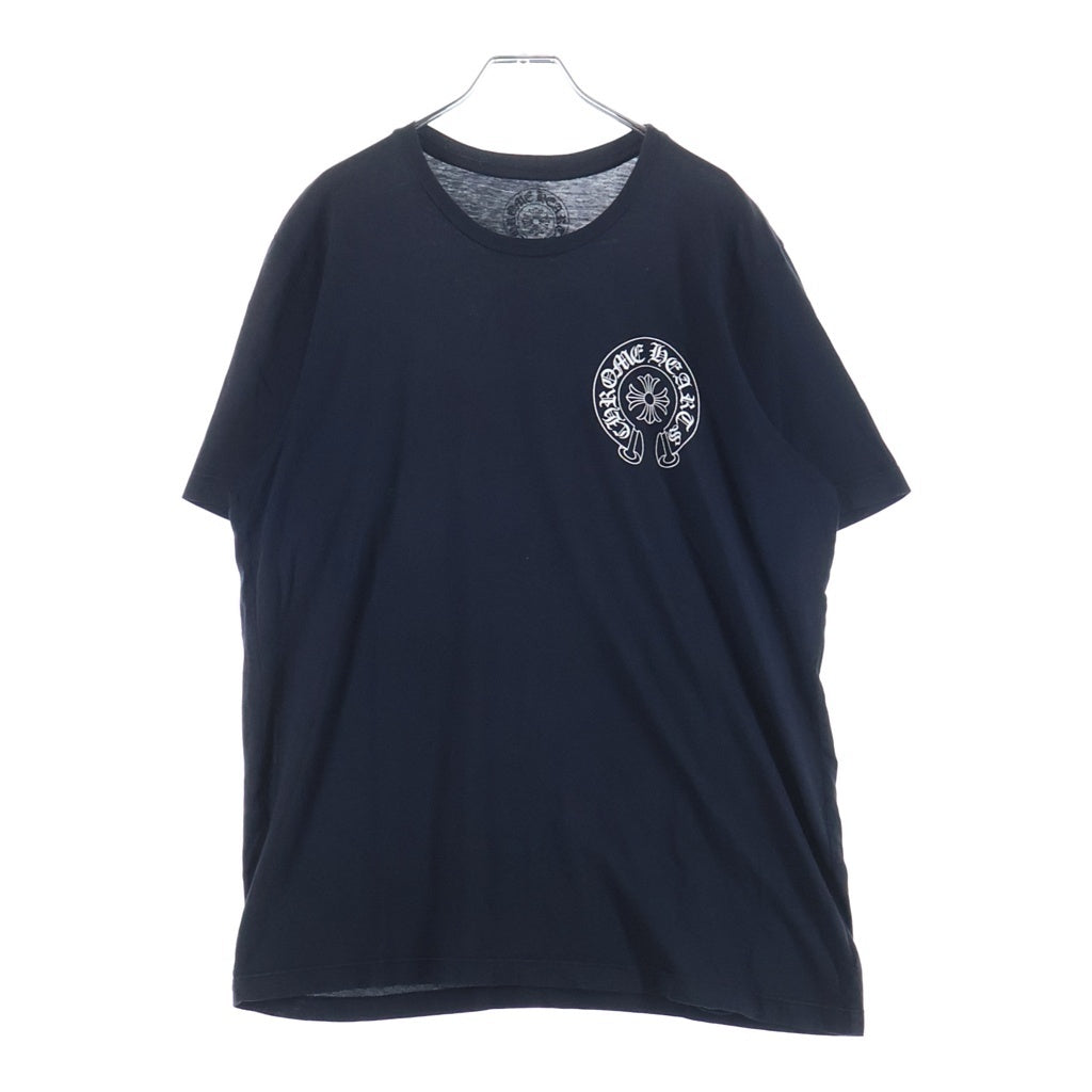 CHROME HEARTS(クロムハーツ) MATTY BOY GREEN CHOMPER マッティボーイ グリーンチョンパー バックプリント半袖Tシャツ クルーネックカットソー ブラック