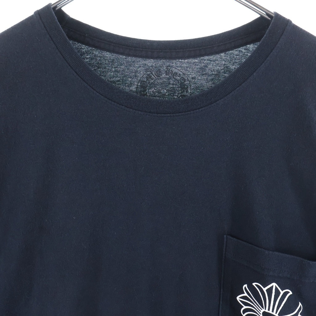 CHROME HEARTS(クロムハーツ) MADE IN HOLLYWOOD CHプラスバックプリント 長袖Tシャツ ブラック