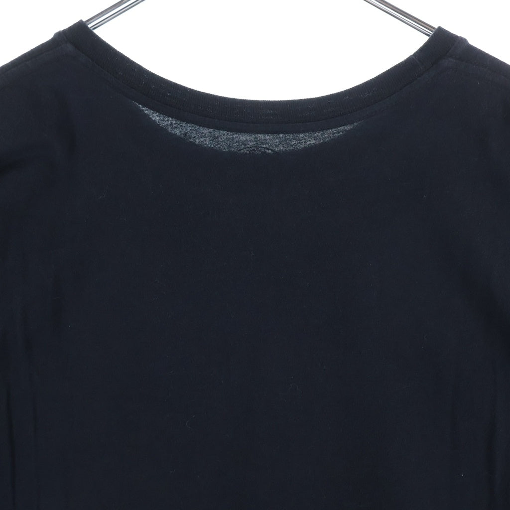 CHROME HEARTS(クロムハーツ) HORSESHOE S/S TEE バックホースシュープリント ポケット付き半袖Tシャツ クルーネックカットソー ブラック