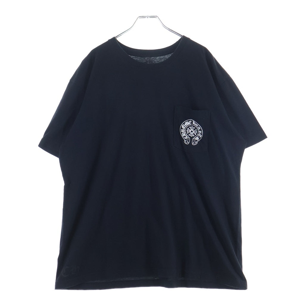 CHROME HEARTS(クロムハーツ) ×HEROES PROJECT S/S TEE ヒーローズプロジェクト バックプリント半袖Tシャツ クルーネックカットソー ブラック