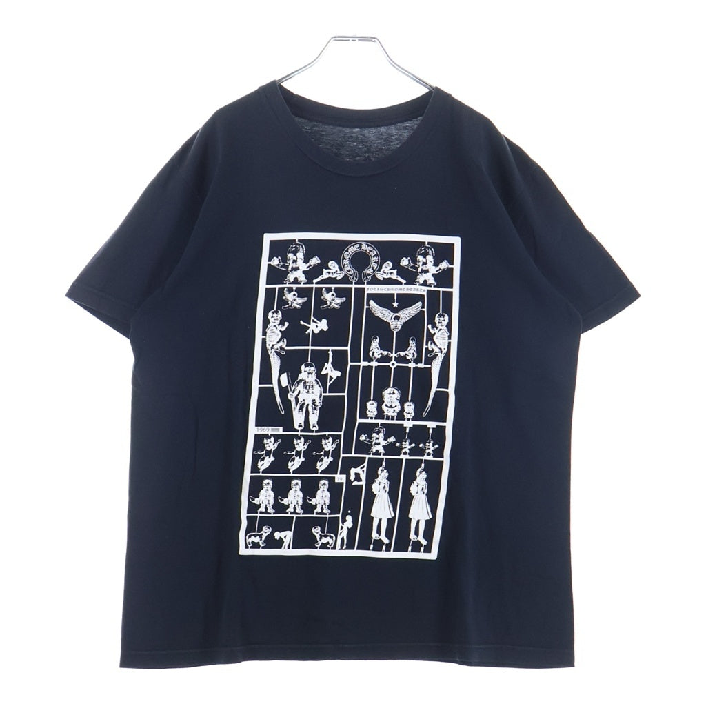 CHROME HEARTS(クロムハーツ) FOTI フォティ グラフィックプリント 半袖Tシャツ クルーネックカットソー ブラック