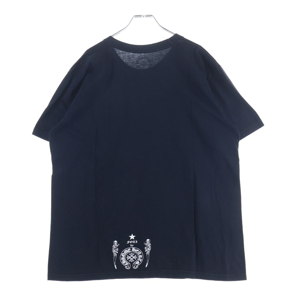 CHROME HEARTS(クロムハーツ) FOTI フォティ グラフィックプリント 半袖Tシャツ クルーネックカットソー ブラック
