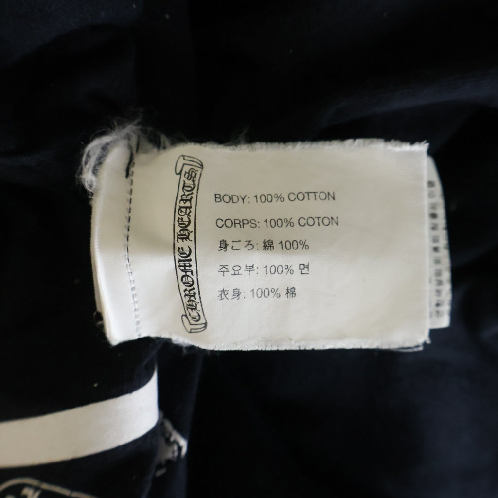 CHROME HEARTS(クロムハーツ) FOTI フォティ グラフィックプリント 半袖Tシャツ クルーネックカットソー ブラック