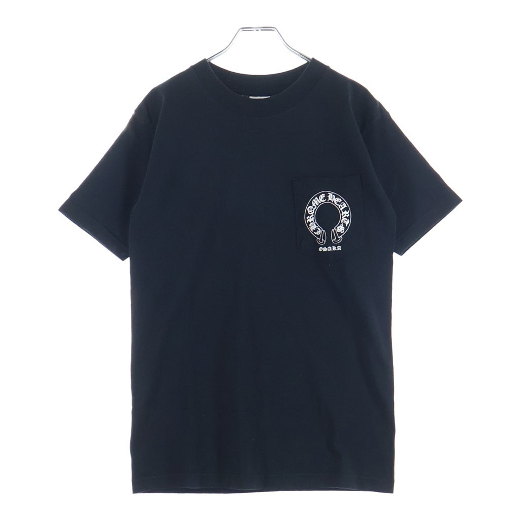 CHROME HEARTS(クロムハーツ) OLD FAIRY CROSS S/S TEE OSAKA オールド 大阪限定 フェアリークロスバックプリント ポケット付き半袖Tシャツ クルーネックカットソー ブラック