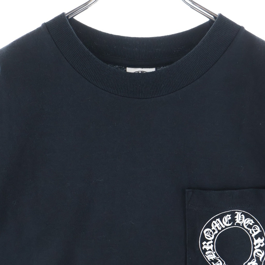 CHROME HEARTS(クロムハーツ) OLD FAIRY CROSS S/S TEE OSAKA オールド 大阪限定 フェアリークロスバックプリント ポケット付き半袖Tシャツ クルーネックカットソー ブラック
