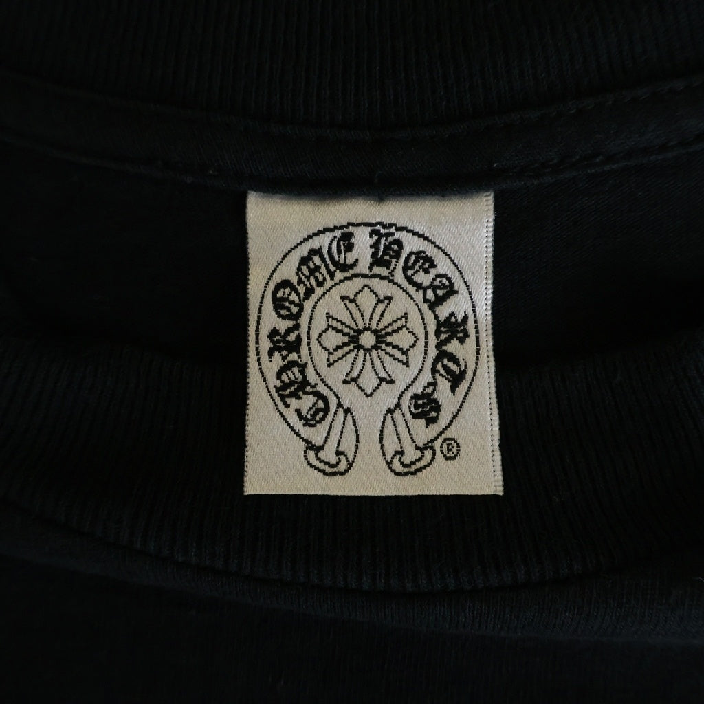 CHROME HEARTS(クロムハーツ) OLD FAIRY CROSS S/S TEE OSAKA オールド 大阪限定 フェアリークロスバックプリント ポケット付き半袖Tシャツ クルーネックカットソー ブラック