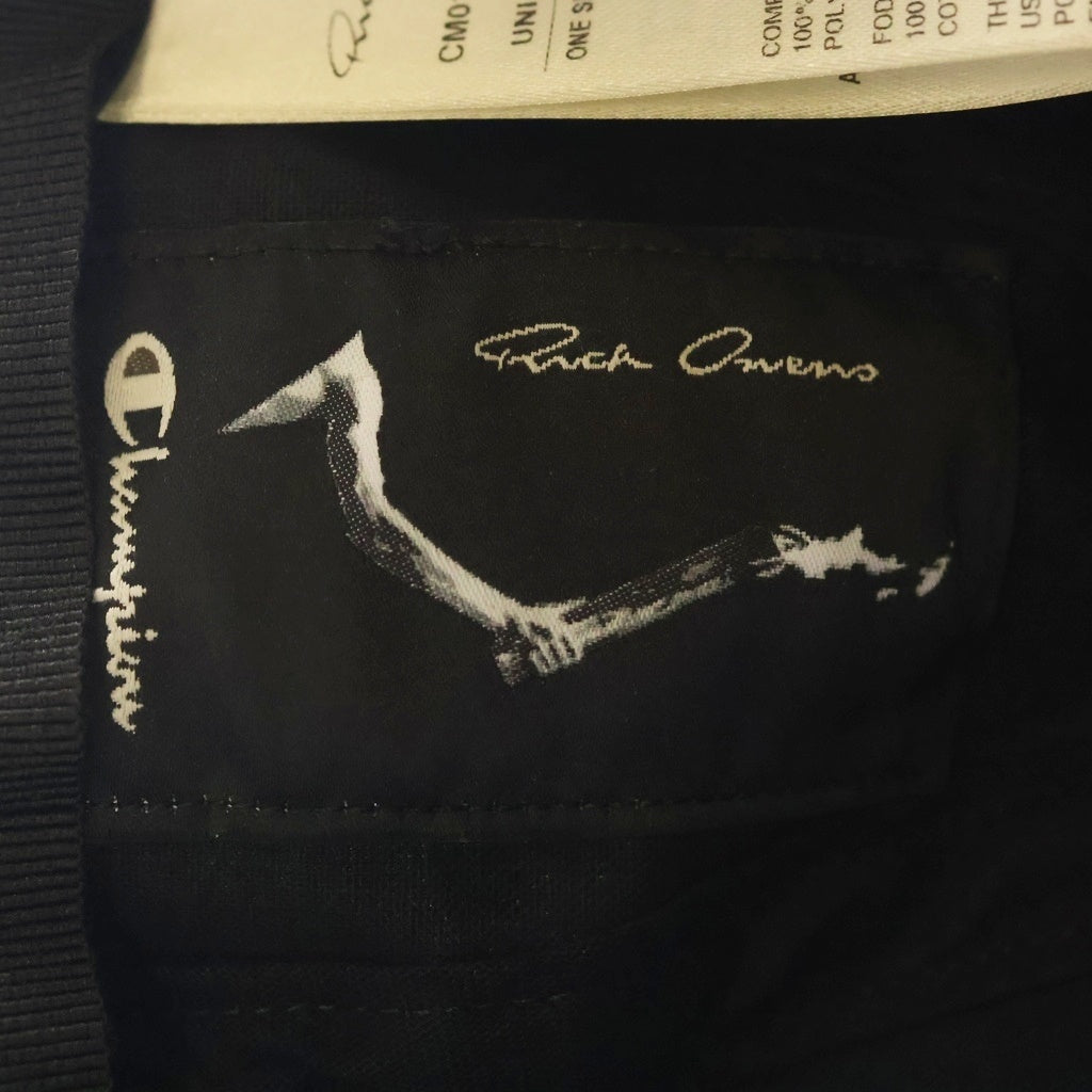 Rick Owens(リックオウエンス) ×champion 24SS 五芒星 ロゴ刺繍 CAP ベースボールキャップ ブラック CM01D6095-CHNY
