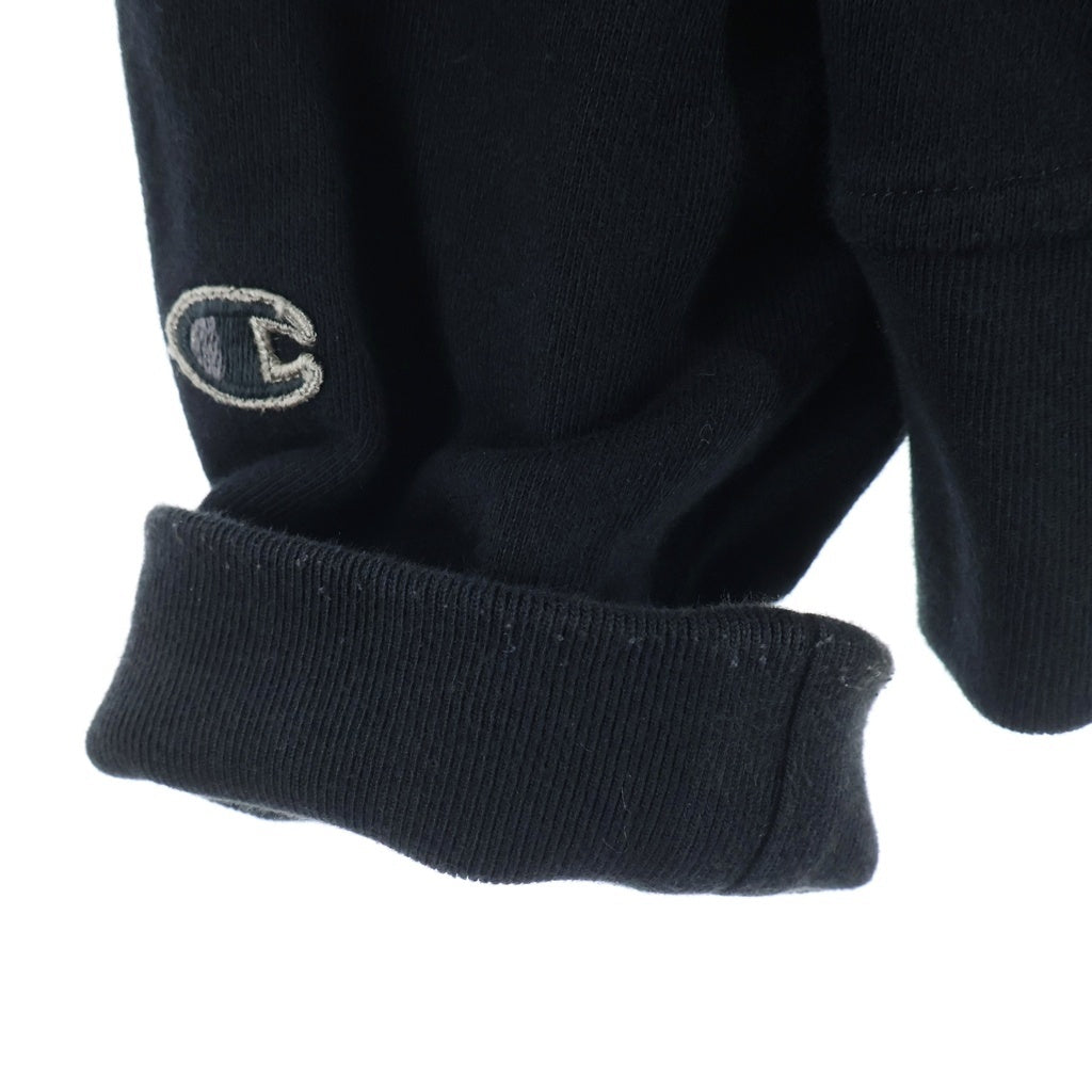 Rick Owens(リックオウエンス) ×champion 23AW 五芒星 ロゴ刺繍 スウェットトレーナー ブラック CM02C9225-CHFE