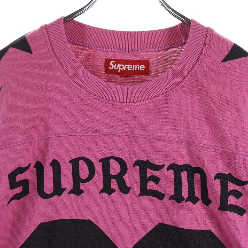 SUPREME(シュプリーム) 26SS × Playboy Football L/S Tee プレイボーイ 長袖Tシャツ ピンク