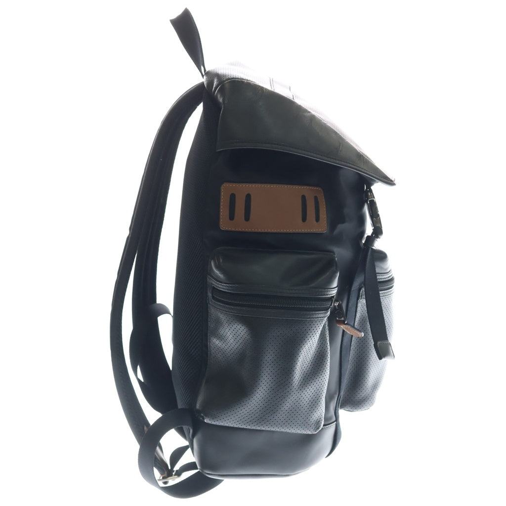 COACH(コーチ) パーフォレイテッド レザー バックパック ブラック F57477