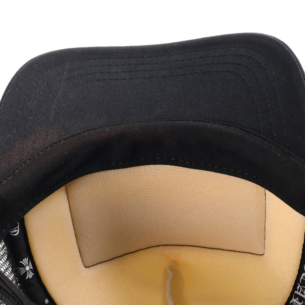 CHROME HEARTS(クロムハーツ) TRUCKER CAP トラッカーキャップ CHパッチクロスボール付メッシュキャップ ブラック