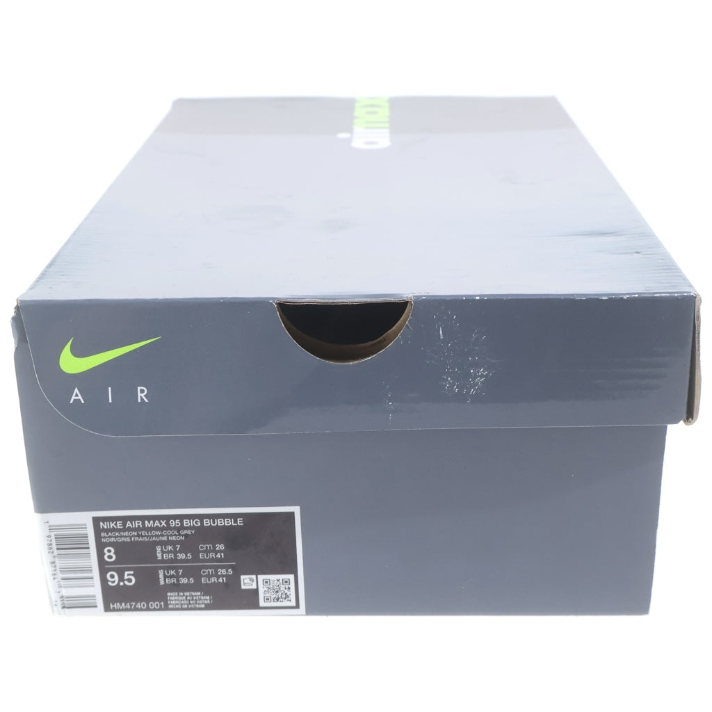NIKE(ナイキ) AIR MAX 95 OG BIG BUBBLE エアマックス95 ビッグバブル ローカットスニーカー イエロー HM4740-001 US8/26cm
