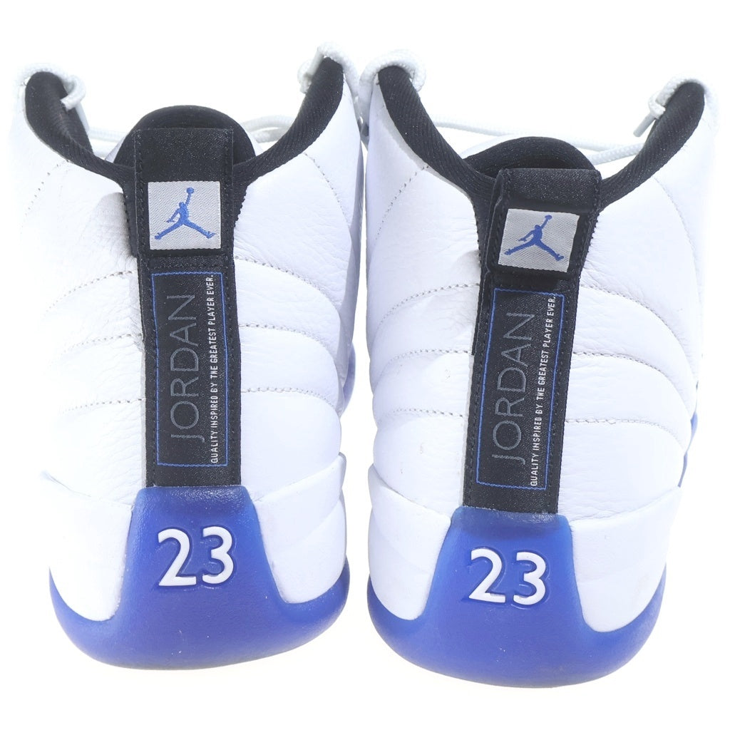 NIKE(ナイキ) AIR JORDAN 12 RETRO WHITE GAME ROYAL エアジョーダン12 レトロ ホワイトゲームロイヤル ハイカットスニーカー ホワイト/ブルー CT8013-140 US9/27cm