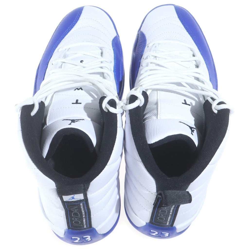 NIKE(ナイキ) AIR JORDAN 12 RETRO WHITE GAME ROYAL エアジョーダン12 レトロ ホワイトゲームロイヤル ハイカットスニーカー ホワイト/ブルー CT8013-140 US9/27cm