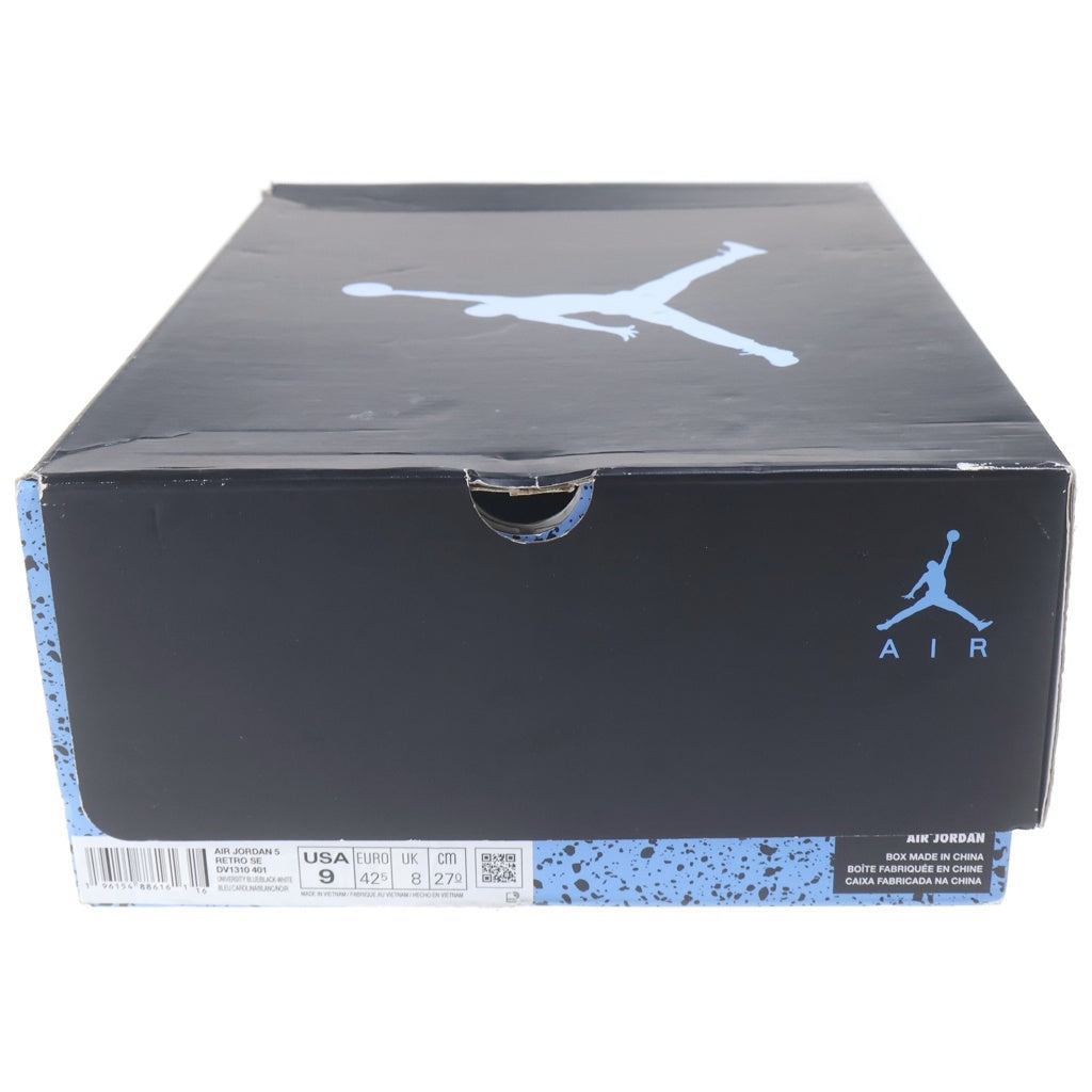 NIKE(ナイキ) IR JORDAN 5 RETRO SE UNIVERSITY BLUE エアジョーダン5 ユニバーシティブルー ハイカットスニーカー ブルー DV1310-401 US9/27cm