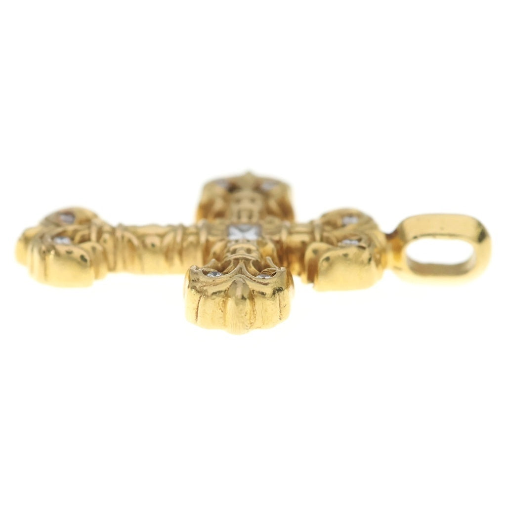 CHROME HEARTS(クロムハーツ) 22K FILIGREE TINY P/DIA タイニーフィリグリークロス PAVEダイヤ ペンダントトップ ゴールド BCA045
