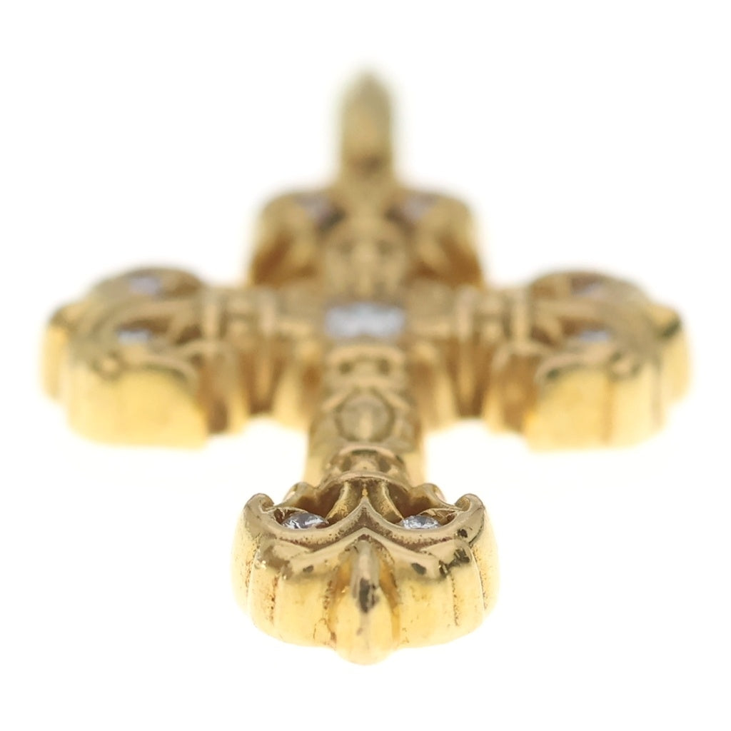 CHROME HEARTS(クロムハーツ) 22K FILIGREE TINY P/DIA タイニーフィリグリークロス PAVEダイヤ ペンダントトップ ゴールド BCA045