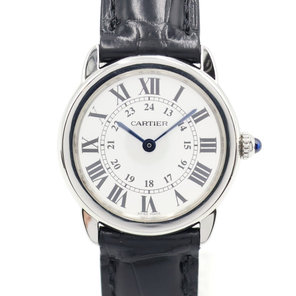 Cartier(カルティエ) ロンドソロ ドゥ カルティエ SM ステンレス クォーツ時計 シルバー WSRN0019 レディース
