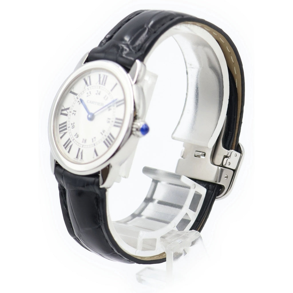 Cartier(カルティエ) ロンドソロ ドゥ カルティエ SM ステンレス クォーツ時計 シルバー WSRN0019 レディース