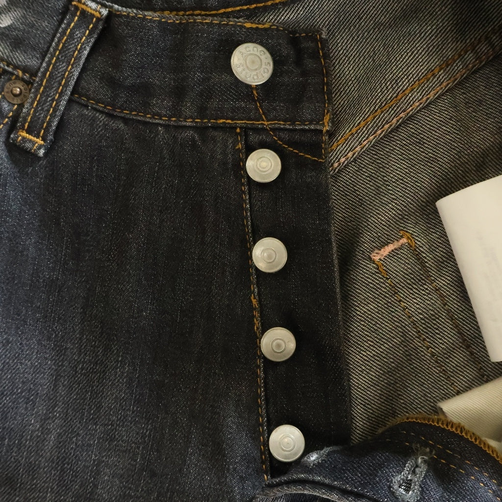 ACNE STUDIOS Bla Konst(アクネストゥディオズ ブロコンスト) 25AW 2023 U BLACK TRAFALGAR ルーズフィット ジーンズ デニムパンツ ウォッシュ加工 ブラック