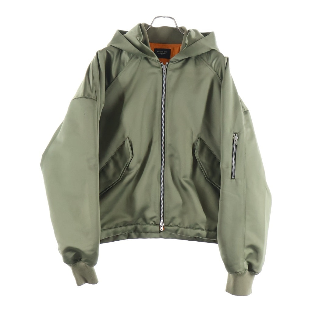 FEAR OF GOD ESSENTIALS(フィアオブゴッド エッセンシャルズ) FIFTH COLLECTION ナイロン ボンバージャケット カーキ