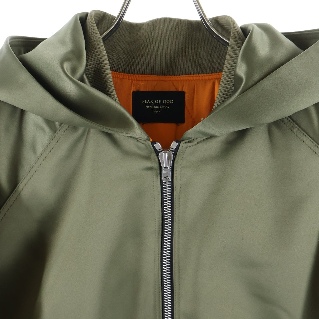 FEAR OF GOD ESSENTIALS(フィアオブゴッド エッセンシャルズ) FIFTH COLLECTION ナイロン ボンバージャケット カーキ
