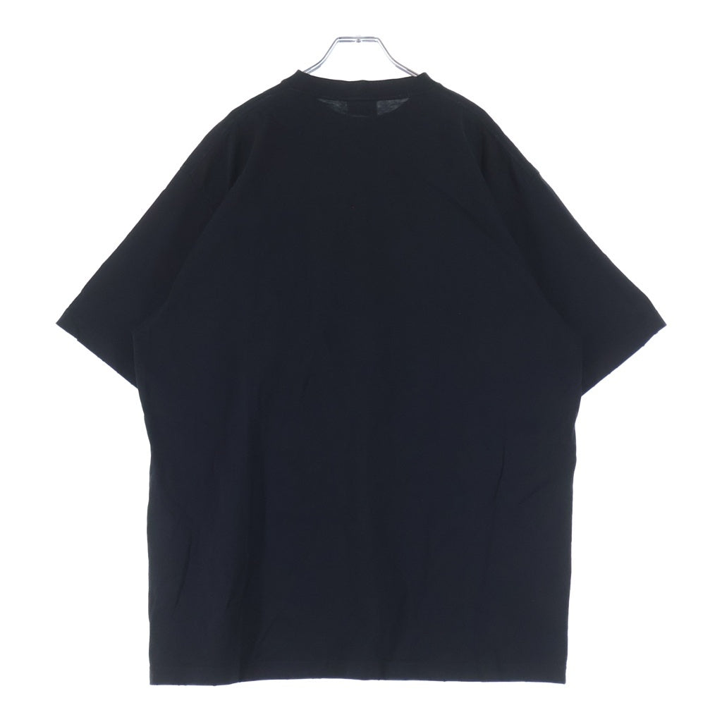BALENCIAGA(バレンシアガ) デストロイ ロゴプリント ダメージ加工 オーバーサイズ 半袖 クルーネック Tシャツ 651795 TNVl1