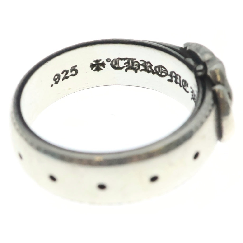 CHROME HEARTS(クロムハーツ) CH BUCKLE BELT RING ベルトバックル ベルトモチーフ リング シルバー レディース