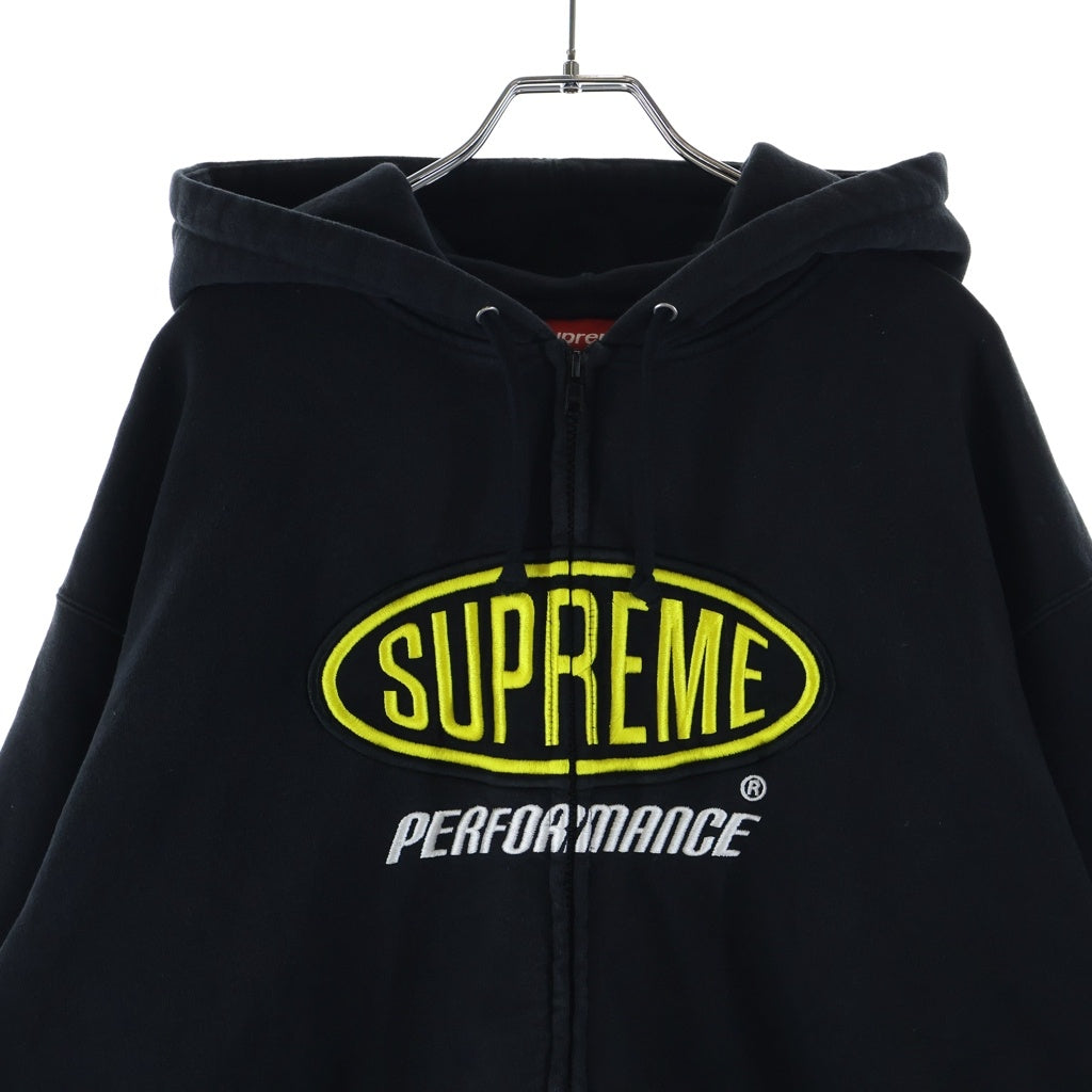 SUPREME(シュプリーム) 26SS Performance Zip Up Hooded Sweat パフォーマンス ジップアップパーカー ブラック