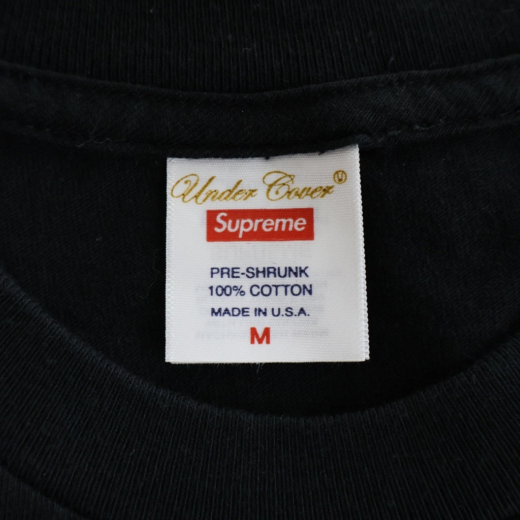 SUPREME(シュプリーム) 23SS ×UNDERCOVER Lupin Tee アンダーカバー フロント ルパン三世 プリント 半袖Tシャツ カットソー ブラック