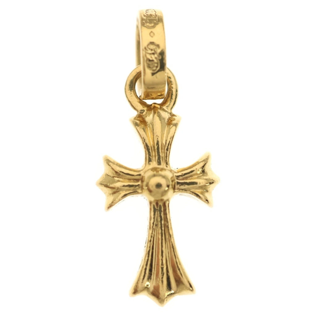 CHROME HEARTS(クロムハーツ) 22K CRS BBYFAT P/DIA ベイビーファットクロス PAVEダイヤ ペンダントトップ ゴールド BCA035