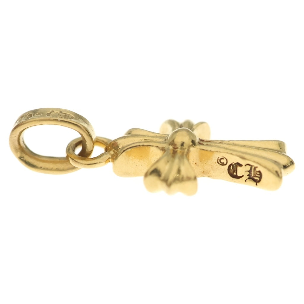 CHROME HEARTS(クロムハーツ) 22K CRS BBYFAT P/DIA ベイビーファットクロス PAVEダイヤ ペンダントトップ ゴールド BCA035