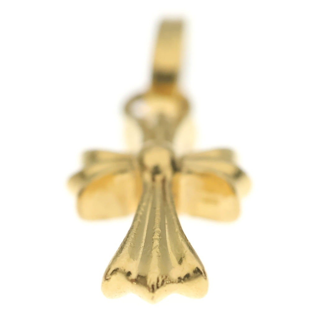 CHROME HEARTS(クロムハーツ) 22K CRS BBYFAT P/DIA ベイビーファットクロス PAVEダイヤ ペンダントトップ ゴールド BCA035