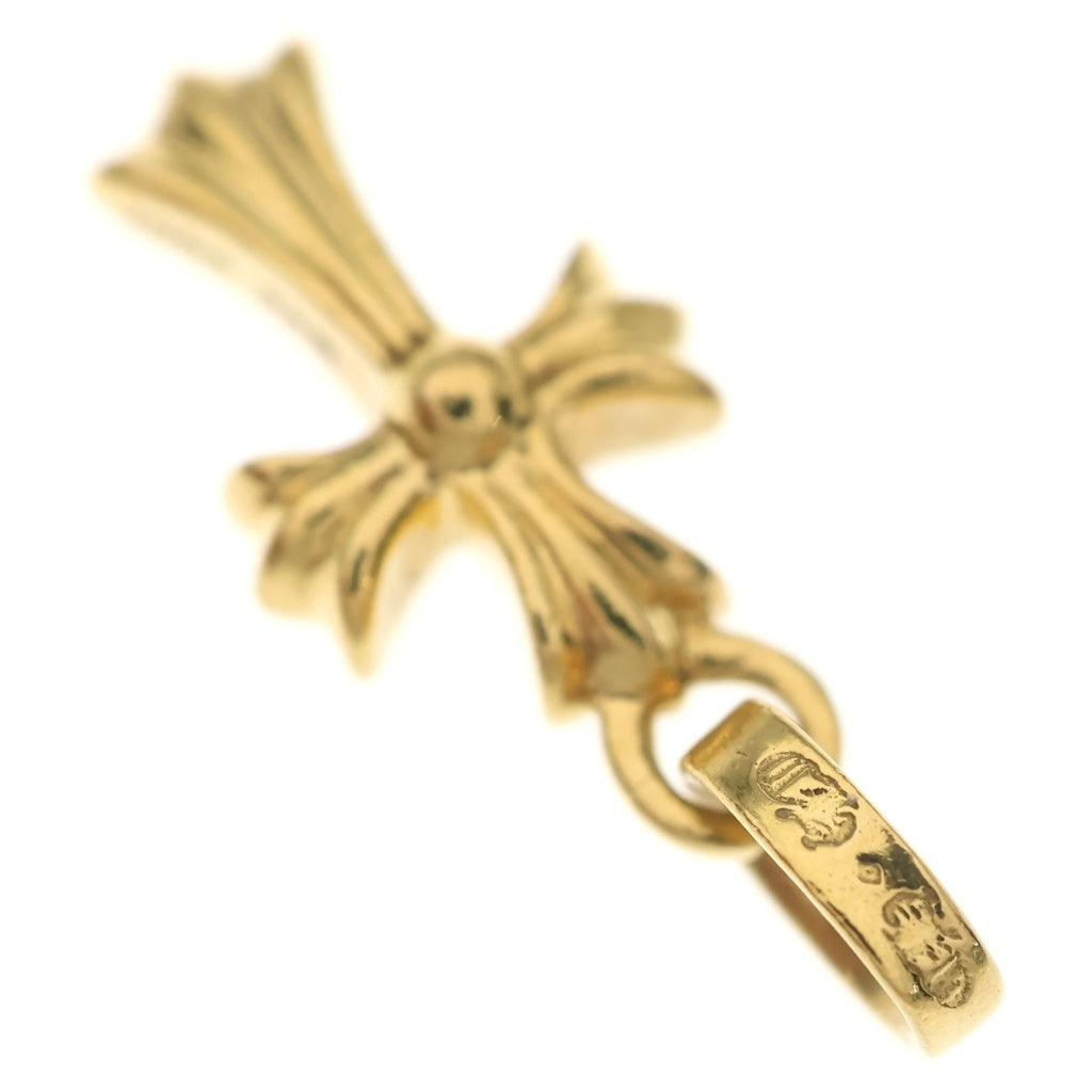 CHROME HEARTS(クロムハーツ) 22K CRS BBYFAT P/DIA ベイビーファットクロス PAVEダイヤ ペンダントトップ ゴールド BCA035