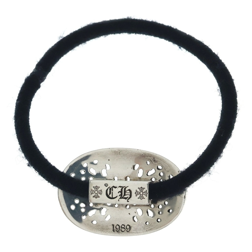 CHROME HEARTS(クロムハーツ) HAIRBAND クラシックオーバル ヘアバンド ヘアゴムコンチョ シルバー ‐
