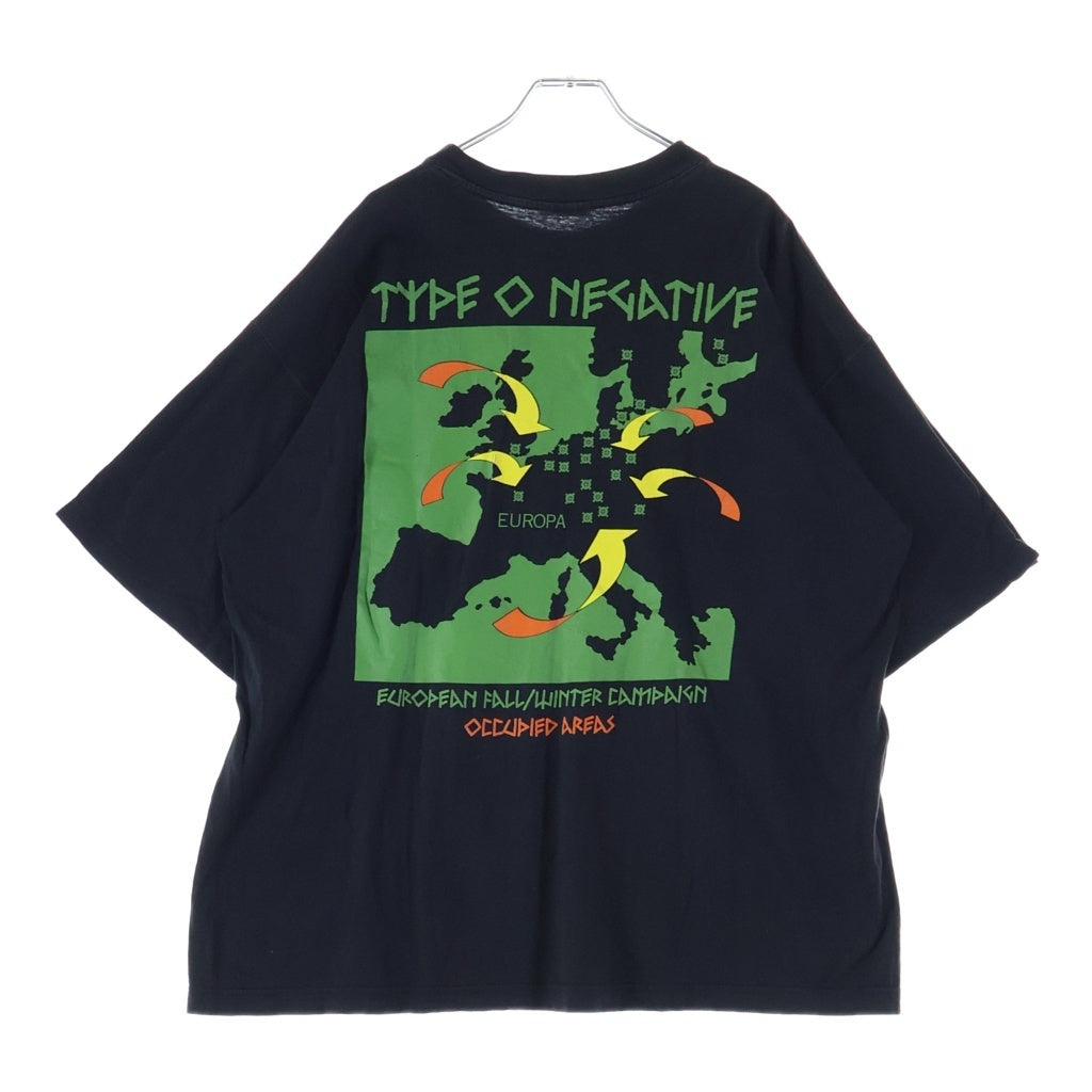 VINTAGE(ヴィンテージ) 90s VINTAGE TYPE O NEGATIVE LIBERATION OF VINNLAND S/S TEE 半袖 クルーネック Tシャツ ブラック/グリーン -