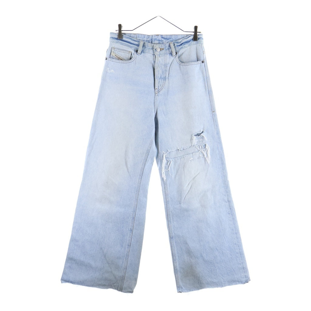DIESEL(ディーゼル) 1996 D-Rise Relaxed Jeans ダメージ加工 ワイドデニムパンツ インディゴ 09E25