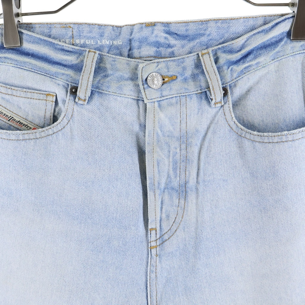 DIESEL(ディーゼル) 1996 D-Rise Relaxed Jeans ダメージ加工 ワイドデニムパンツ インディゴ 09E25